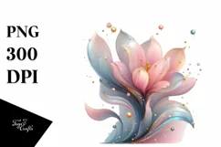 Pastel Shiny Tulip, Transparent PNG Product Image 3