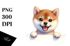 Enthusiastic Baby Shiba Inu | Clipart Product Image 3