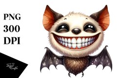 Funny Halloween Bat Clipart Product Image 1