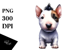 Expressive Bull Terrier PNG Product Image 1