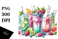 Creative Frozen Cocktail PNG Product Image 1