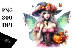 Watercolor Fairy Halloween Costume | Sublimation | Clipart Product Image 3