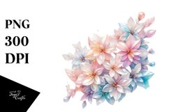 Abstract Pastel Shiny Jasmine PNG Product Image 1