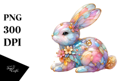 Colorful Bunny Made of PNG Product Image 1