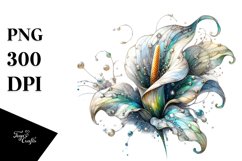 Abstract Calla Lily | Clipart Product Image 1