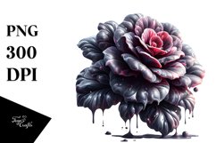 Glossy Shiny Begonia with Marble Splash | Sublimation | Product Image 1