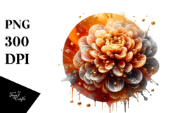 Glossy Marigold PNG Product Image 1