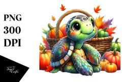 Colorful Artistic Baby Turtle Quirky | Sublimation | Clipart Product Image 1