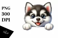 Cute Enthusiastic Funny Crazy Siberian Husky | Sublimation Product Image 3