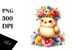 Cute Macaw Flower Crown, 20 oz Tumbler Product Image 1