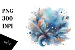 Colorful Watercolor Particles | Clipart Product Image 1