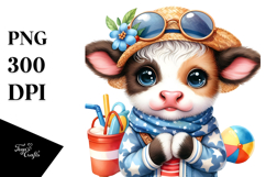 Cute Baby Cow PNG Product Image 1