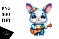 Goofy Baby Bunny PNG Product Image 1