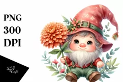 Baby GNOME with Big Hat, Marigold PNG Product Image 1