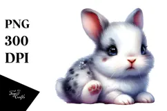 Cute Baby Rabbit, Transparent PNG Product Image 1