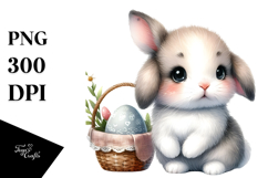 Adorable Baby Rabbit, PNG Product Image 1