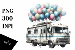 Vintage Dirty RV, High Quality PNG Product Image 1