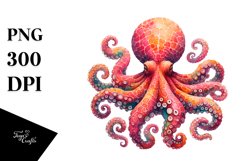 Vibrant Octopus Clipart Product Image 4