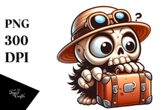 Ridiculously Cute Skull PNG Product Image 1