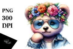 Proud Baby Bear Model Pose PNG Product Image 1