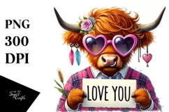 Highland Calf, Detailed PNG Product Image 1