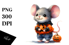 Vibrant Drawing of Cute Baby Mouse, 20 oz Tumbler Product Image 1