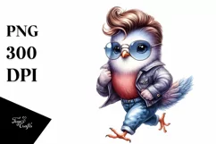 Proud Baby Dove Running PNG Product Image 3