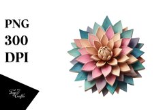 Colorful Stained Flowers | Clipart Product Image 1