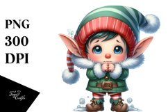 Cute Baby Elf PNG Product Image 1