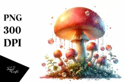 Detailed Shiny Mushroom, Transparent PNG Product Image 3