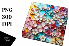Watercolor Luxury Flower Splash Clipart Product Image 1
