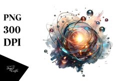 Shiny Abstract Cosmos | Clipart Product Image 3