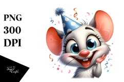 Goofy Mouse with Rolling Eyes PNG Product Image 1