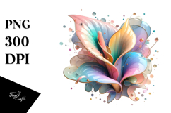 Pastel Calla Lily, Transparent PNG Product Image 1