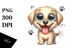 Cute Cartoon Labrador Retriever, Transparent PNG Product Image 1