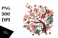 Watercolor Luxury Flower Splash Clipart Product Image 1