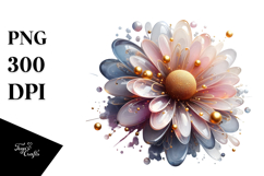 Abstract Daisy PNG Product Image 1