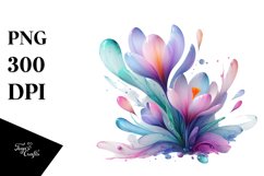 Glossy -like Crocus in Pastel Colors Product Image 1