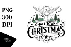 Retro Small Town Christmas Png Product Image 5