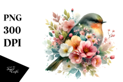 Butterfly Made of Spring Flowers, High-Res PNG Product Image 1