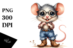 Shy Mouse Clipart Product Image 1