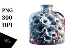 Abstract Bottle Anemone Clipart Product Image 1
