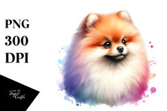 Vibrant Pomeranian Clipart Product Image 1