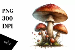 Detailed Mushroom, Transparent PNG Product Image 3
