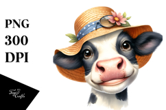 Enthusiastic Cow Portrait Product Image 1