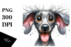 Cute Weimaraner Portrait, Transparent PNG Product Image 1
