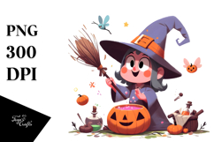 Funny Witch Digital Artwork Product Image 1