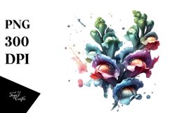 Glossy Snapdragon | Clipart Product Image 1