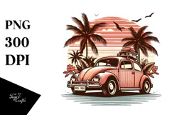 Island Beetle Car Design, 20 oz Tumbler Product Image 1
