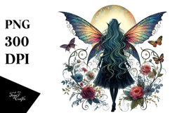 Creative Gothic Fairy PNG Product Image 1